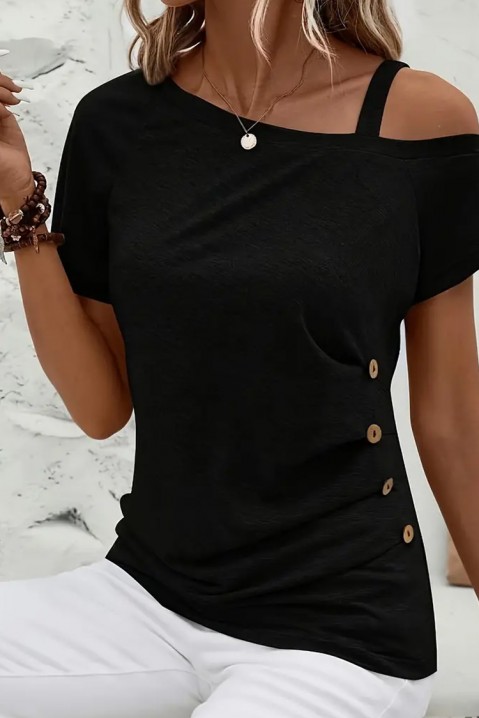 Ženska bluza REZIMOLDA BLACK, Boja: crna, IVET.RS - Nova Kolekcija
