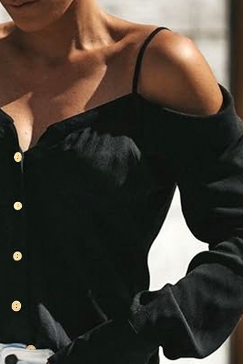 Ženska košulja LOMIRDA BLACK, Boja: crna, IVET.RS - Nova Kolekcija
