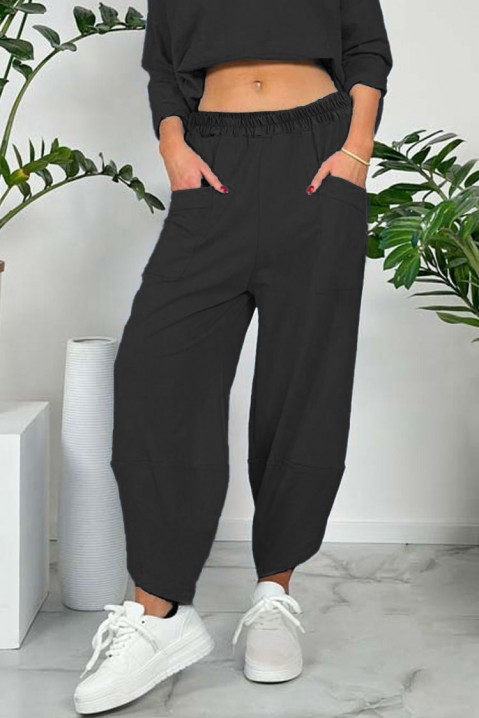 Pantalone ZOLTERA BLACK, Boja: crna, IVET.RS - Nova Kolekcija