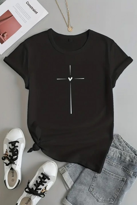 Majica GREMIDA BLACK, Boja: crna, IVET.RS - Nova Kolekcija