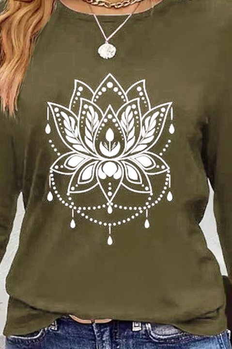 Ženska bluza BROFELDA GREEN, Boja: zelena, IVET.RS - Nova Kolekcija