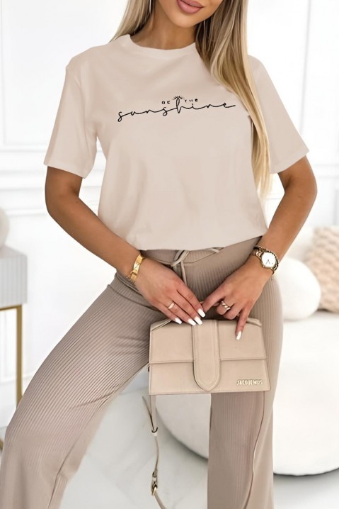Majica DORSEYA BEIGE, Boja: bež, IVET.RS - Nova Kolekcija