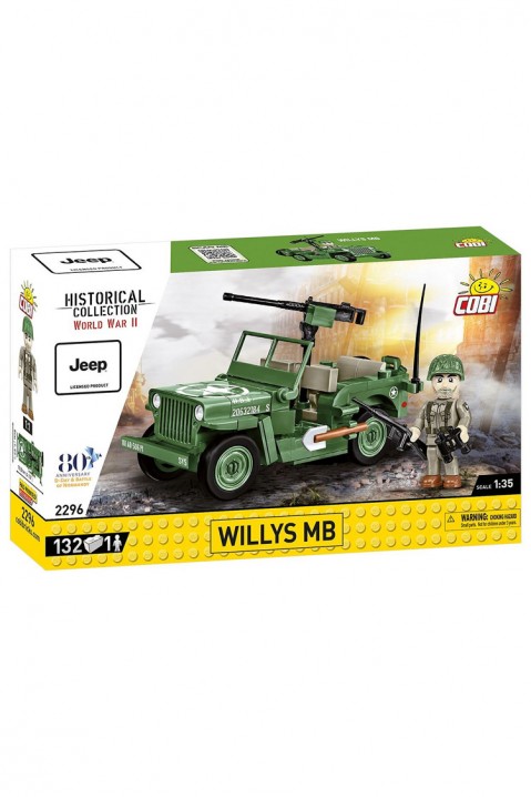 Konstruktor Cobi Willys MB - dela 132IVET.RS - Nova Kolekcija