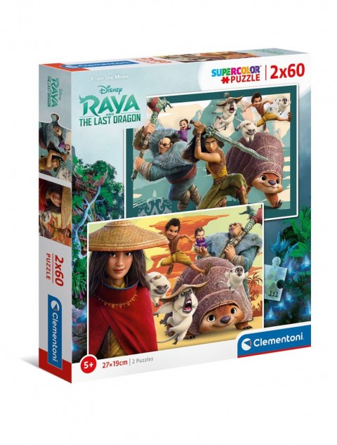Dečiji puzzle Clementoni od 2 x 60 delova - Raja i poslednji zmajIVET.RS - Nova Kolekcija