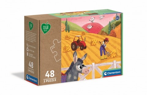 Dečiji puzzle Clementoni od 3 x 48 delova - Na poljuIVET.RS - Nova Kolekcija