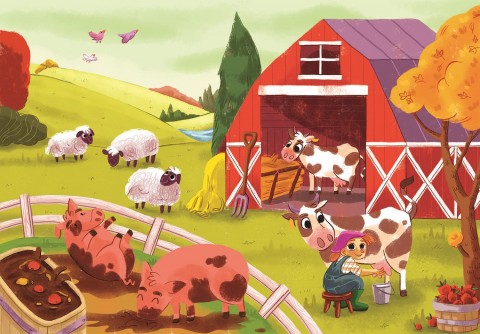 Dečiji puzzle Clementoni od 3 x 48 delova - Na poljuIVET.RS - Nova Kolekcija