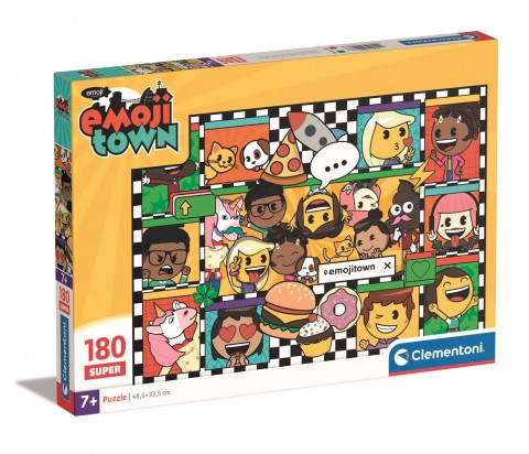 Dečiji puzzle Clementoni od 180 delova - Grad Emoji (varijanta 2)IVET.RS - Nova Kolekcija
