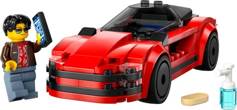 60448 | Crveni sportski automobilIVET.RS - Nova Kolekcija