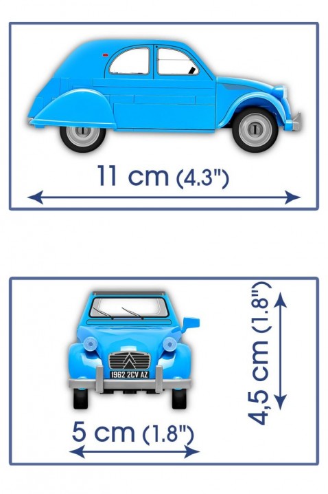 Konstruktor Cobi Citroen 2CV- dela 82IVET.RS - Nova Kolekcija