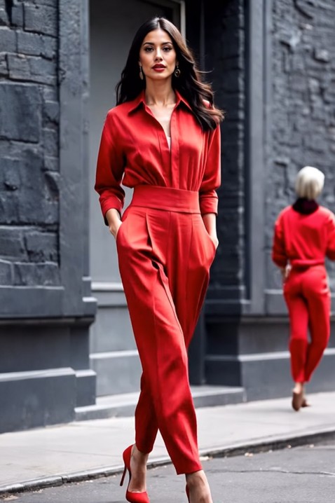 Pantalone BRIANTA RED, Boja: crvena, IVET.RS - Nova Kolekcija