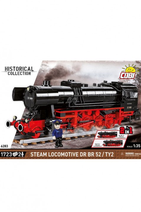Konstruktor Cobi Steam Locomotive DR BR 52/TY2 - dela 1723IVET.RS - Nova Kolekcija