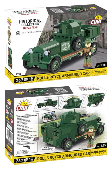 Konstruktor Cobi Rolls Royce Armoured Car - dela 267IVET.RS - Nova Kolekcija