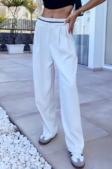Pantalone WHITANA, Boja: bela, IVET.RS - Nova Kolekcija