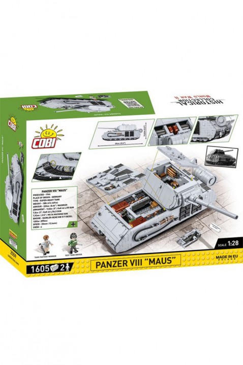 Konstuktor Cobi tenk panzer VIII maus- delovi 1605IVET.RS - Nova Kolekcija