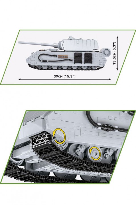 Konstuktor Cobi tenk panzer VIII maus- delovi 1605IVET.RS - Nova Kolekcija