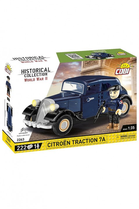 Konstruktor Cobi automobil Citroën Traction 7A - delova 222IVET.RS - Nova Kolekcija