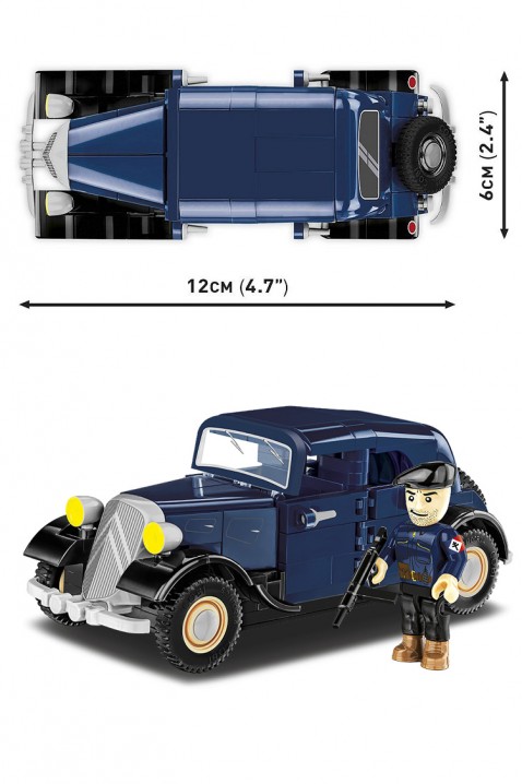 Konstruktor Cobi automobil Citroën Traction 7A - delova 222IVET.RS - Nova Kolekcija