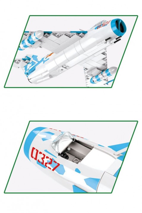Konstruktor Cobi borbeni avion MiG-17 - delova 577IVET.RS - Nova Kolekcija