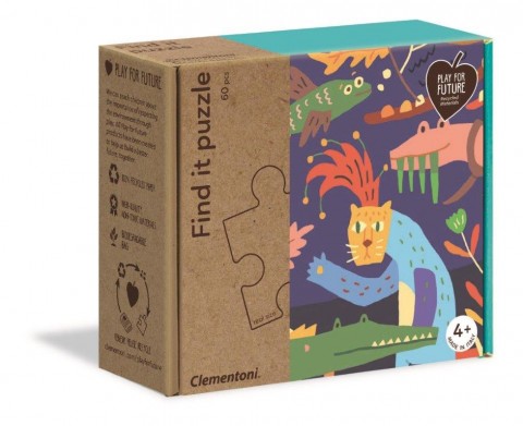 Dečiji puzzle Clementoni Find it od 60 maksi delova i 33 karte - LetoIVET.RS - Nova Kolekcija