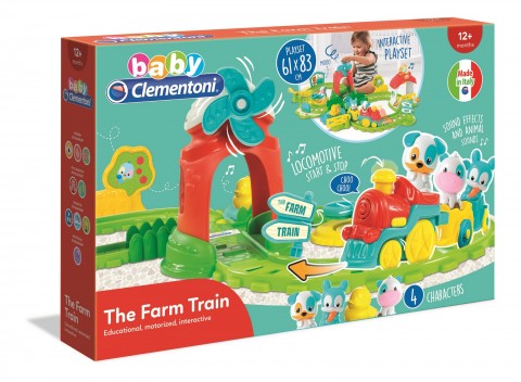 Интерактивна играчка - Воз са животињама са фарме | Baby ClementoniIVET.RS - Nova Kolekcija
