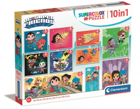 Dečiji puzzle Clementoni 10 u 1 - Super prijateljiIVET.RS - Nova Kolekcija