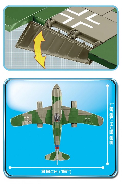 Konstruktor Cobi lovac Me262 A-1a - delova 390IVET.RS - Nova Kolekcija