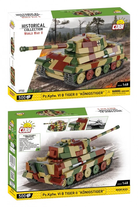 Konstruktor Cobi tenk Tiger II „Königstiger” - delova 500IVET.RS - Nova Kolekcija