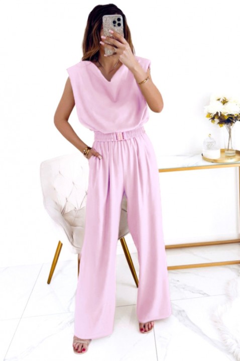 Kombinezon ZARIHA DUSTY ROSE, Boja: pepeljasto roze, IVET.RS - Nova Kolekcija