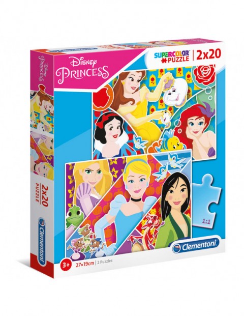 Dečiji puzzle Clementoni od 2 x 20 delova - PrincezeIVET.RS - Nova Kolekcija