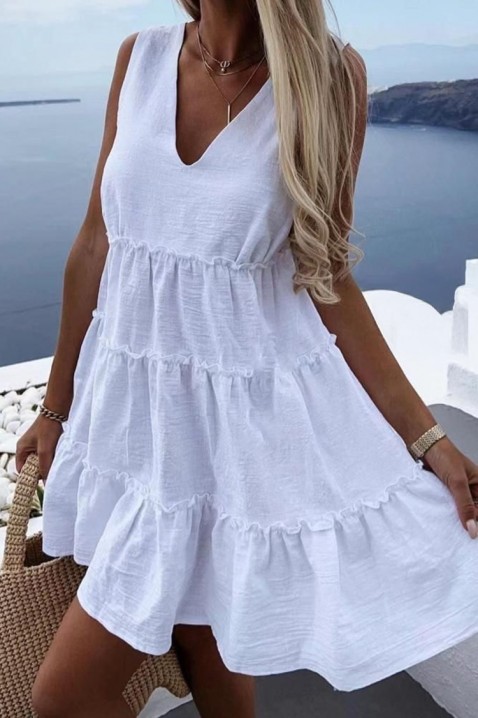 Haljina LERMIOFA WHITE, Boja: bela, IVET.RS - Nova Kolekcija