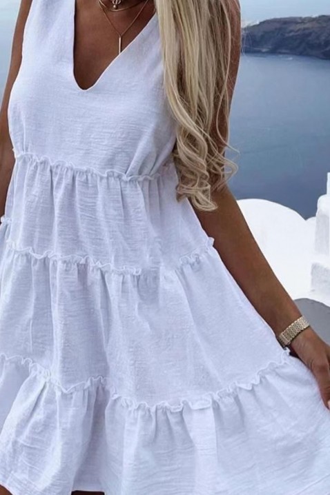 Haljina LERMIOFA WHITE, Boja: bela, IVET.RS - Nova Kolekcija