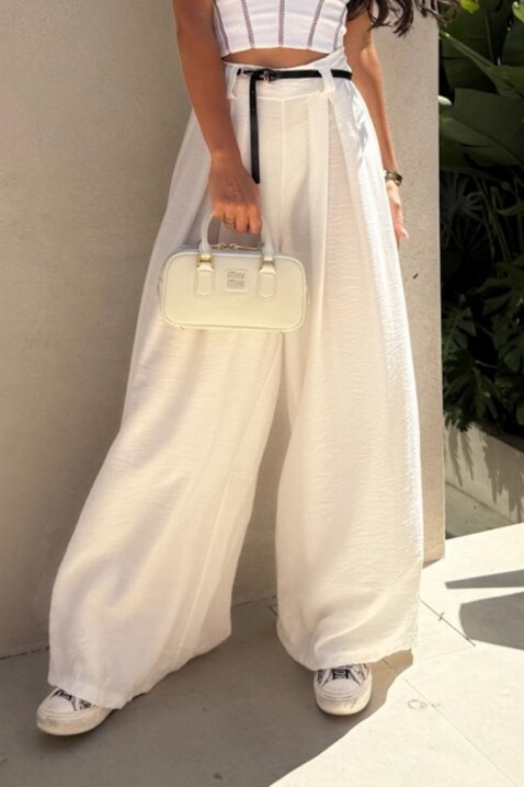 Pantalone OVELZA WHITE, Boja: bela, IVET.RS - Nova Kolekcija
