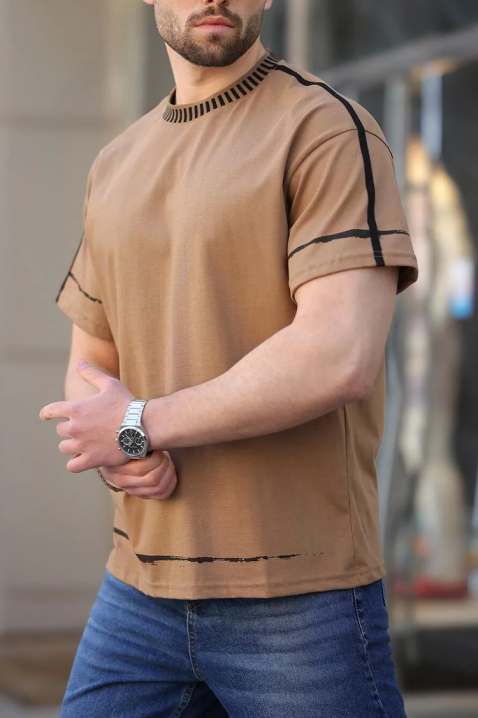 Muška majica MERVORZO BEIGE, Boja: bež, IVET.RS - Nova Kolekcija