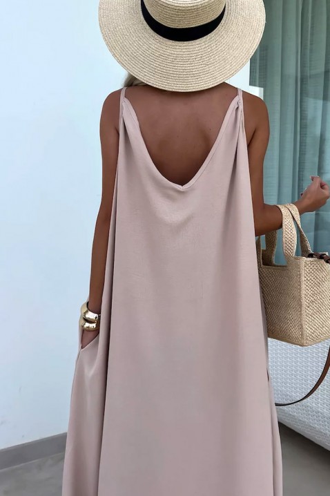 Haljina COLORINA BEIGE, Boja: bež, IVET.RS - Nova Kolekcija