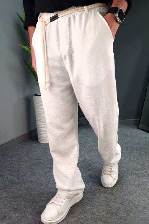 Muške pantalone HIODO ECRU, Boja: ecru, IVET.RS - Nova Kolekcija