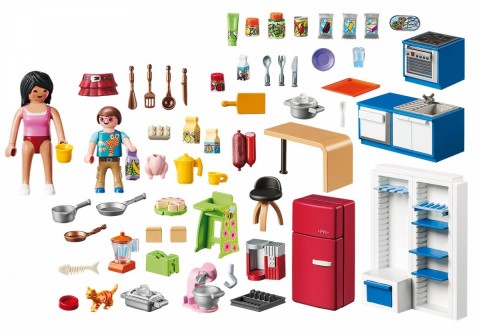 Сет са фигурицама Dollhouse 70206 Породична кухињаIVET.RS - Nova Kolekcija