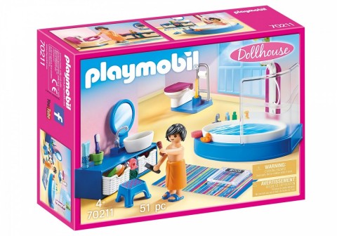Сет са фигурицама Dollhouse 70211 Купатило са кадомIVET.RS - Nova Kolekcija