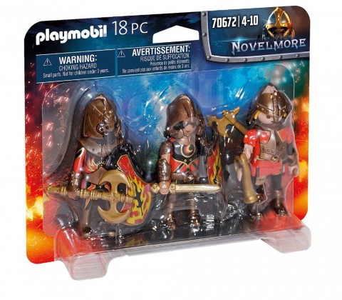 Сет фигурата Novelmore 70672 Три ратника БурнамаIVET.RS - Nova Kolekcija