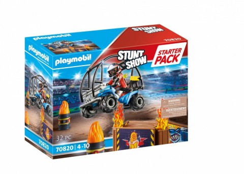 Каскадерски комплет Stunt Show 70820 Стартни пакет - ATV и запаљена рампаIVET.RS - Nova Kolekcija