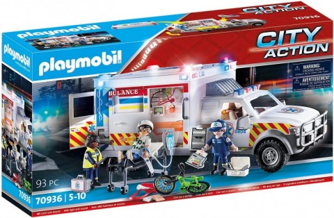 Сет фигурица City Action 70936 Хитна помоћ: US AmbulanceIVET.RS - Nova Kolekcija