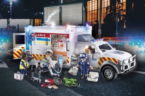 Сет фигурица City Action 70936 Хитна помоћ: US AmbulanceIVET.RS - Nova Kolekcija