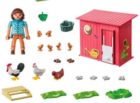 Сет са фигурама Country 71308 Коке са пилићимаIVET.RS - Nova Kolekcija