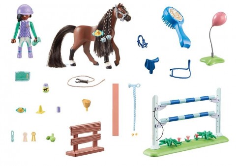 Сет са фигурама Horses 71355 Zoe и Blaze са препрекамаIVET.RS - Nova Kolekcija
