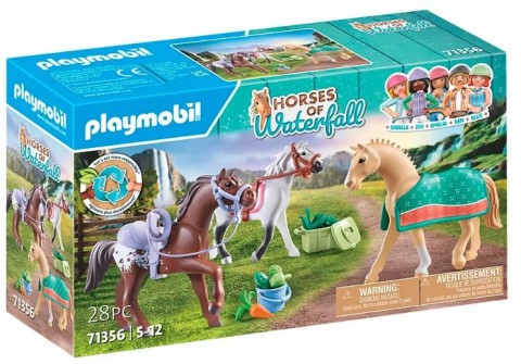 Сет са фигурама Horses 71356 3 коња са седлимаIVET.RS - Nova Kolekcija