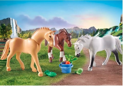 Сет са фигурама Horses 71356 3 коња са седлимаIVET.RS - Nova Kolekcija