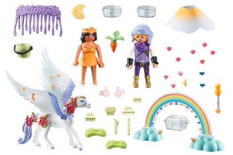 Set sa figuricama Princess Magic 71361 Nebeski pegaz sa dugeIVET.RS - Nova Kolekcija