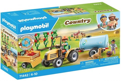 Сет са фигурицама Country 71442 Трактор са приколицом и резервоаром за водуIVET.RS - Nova Kolekcija