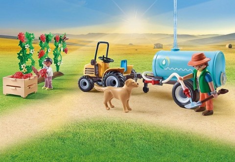 Сет са фигурицама Country 71442 Трактор са приколицом и резервоаром за водуIVET.RS - Nova Kolekcija