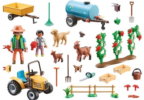 Сет са фигурицама Country 71442 Трактор са приколицом и резервоаром за водуIVET.RS - Nova Kolekcija
