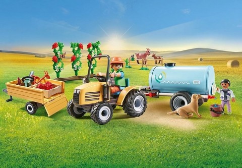 Сет са фигурицама Country 71442 Трактор са приколицом и резервоаром за водуIVET.RS - Nova Kolekcija